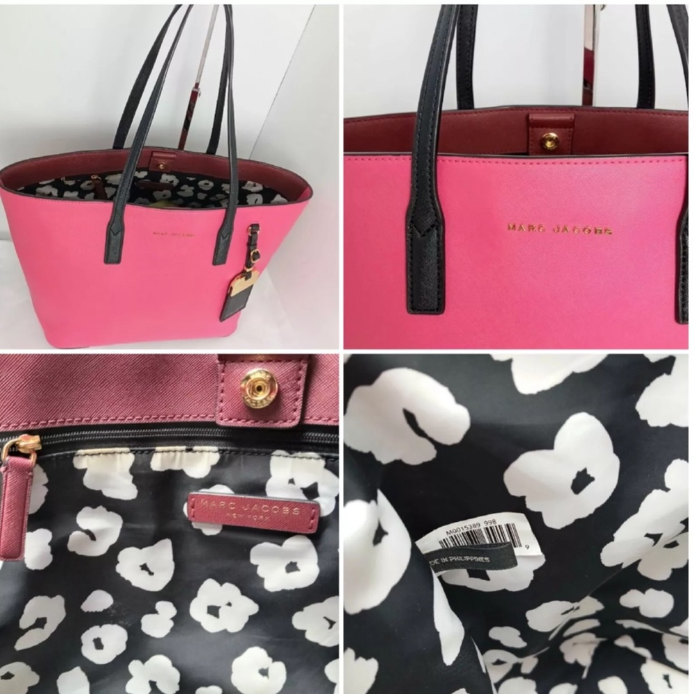 Marc Jacobs Sidekick Tote Two-Tone Color Block Bag - image 7